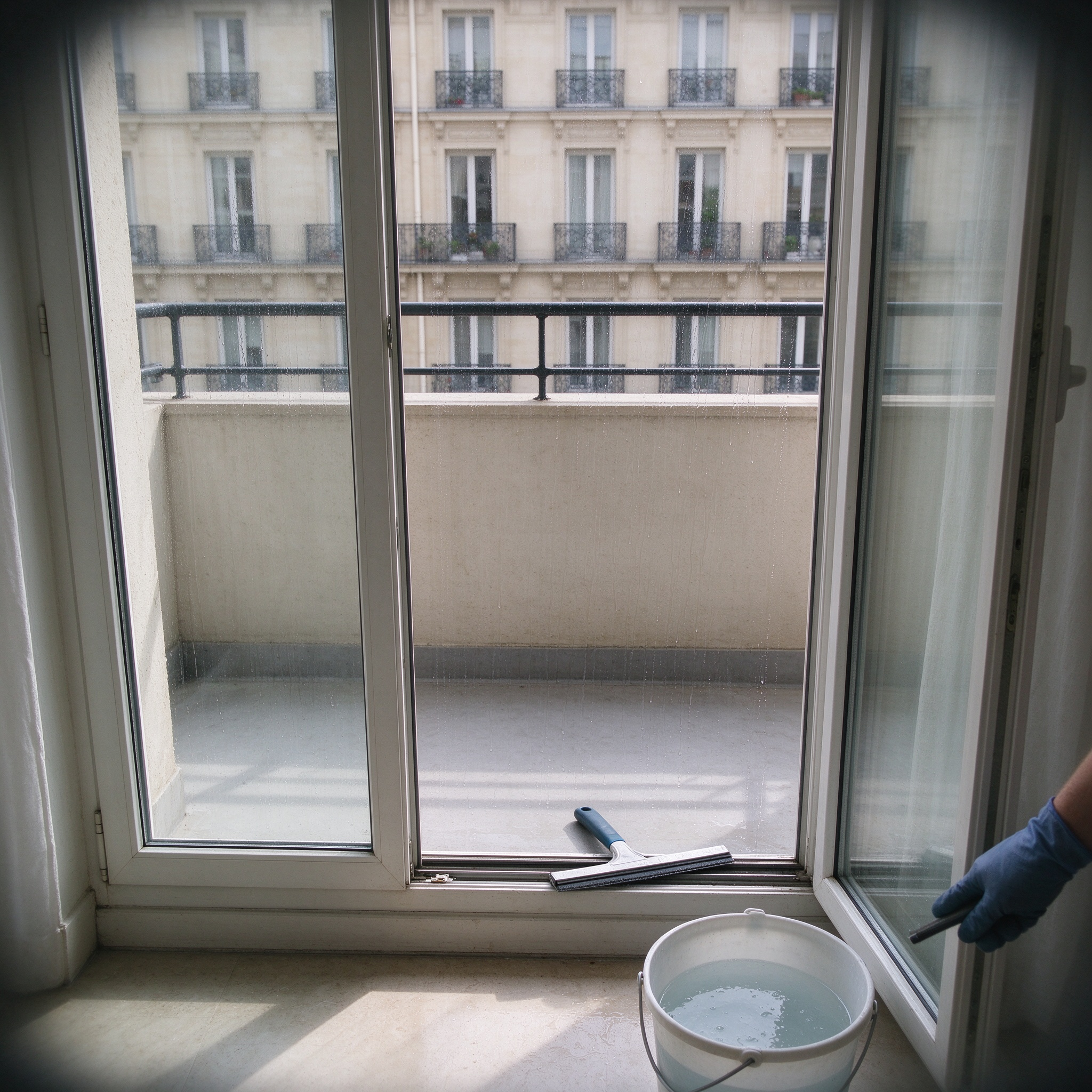 Single Balcony Glass Basic Wash Booking